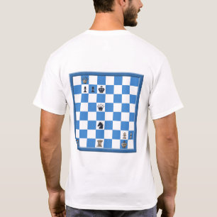 Camiseta Quebra-cabeça de Xadrez Mate Mate Smothered