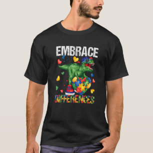 Camiseta Quebra-cabeça Dinossauro Piece Autismo Sensibiliza