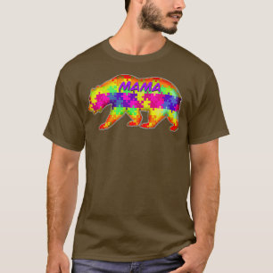 Camiseta Quebra-cabeça do autismo da mamãe