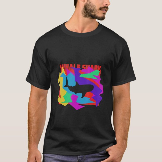 Camiseta Quebra-cabeça do Mosaik Animal Shark (Frente)