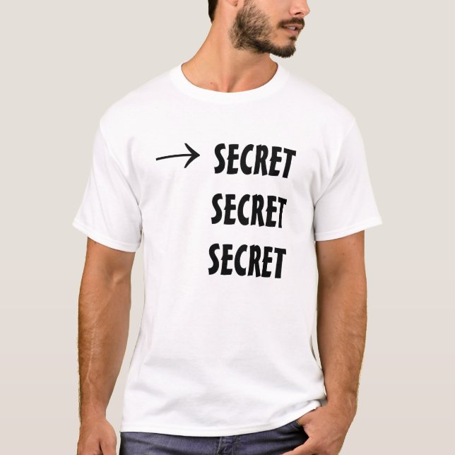 Camiseta Quebra-cabeça do Rebus: Extremamente secreto (Frente)