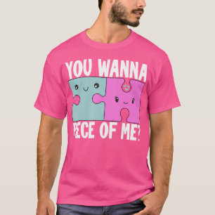 Camiseta Quebra-cabeça Fofo Para Fãs de Quebra-cabeças Aman
