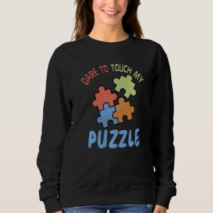 Camiseta Quebra-cabeça Jigzaw Puzzle Boardgame ouse tocar n