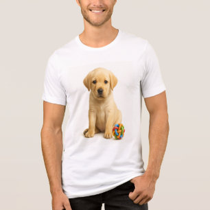 Camiseta Quebra-cabeça-Me Isto - Labrador Retriever Puppy