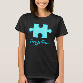 Camiseta Quebra-cabeça Papa Quebra-cabeça Quebra-cabeça Jog