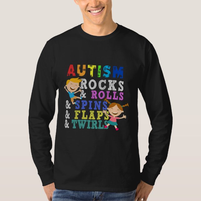 Camiseta Quebra-cabeça Pieds Autism Rocks Autism Kid (Frente)