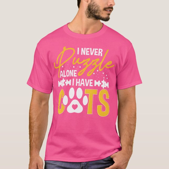 Camiseta Quebra-cabeça Quebra-cabeça Eu Nunca Jogo Quebra-c (Frente)