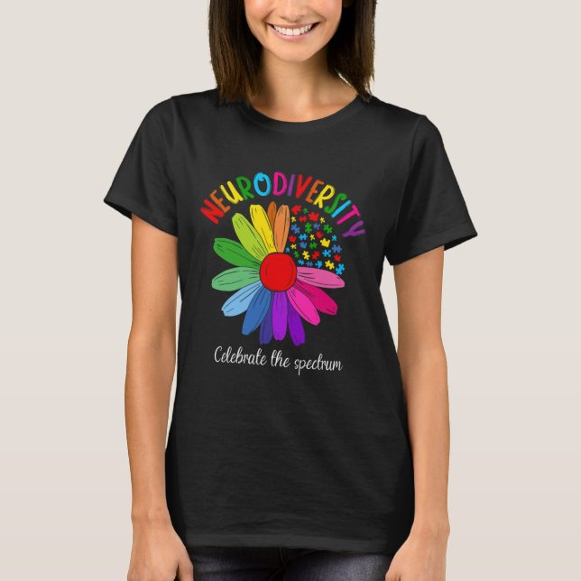 Camiseta Quebra-cabeça Sunflower Embrace Espectro A (Frente)