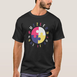 Camiseta Quebra-cabeças Classifique Puzzle Enigma Enigmas