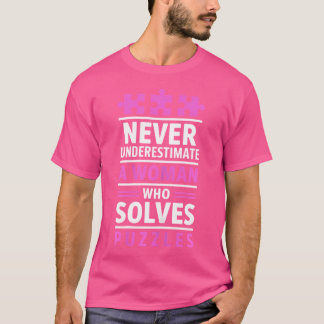 Camiseta Quebra-cabeças Engraçados Puzzler