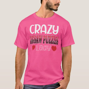Camiseta Quebra-cabeças Loucos Senhora Mulheres