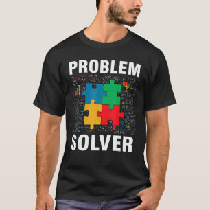 Camiseta Quebra-cabeças Matemáticos Solucionador de Problem