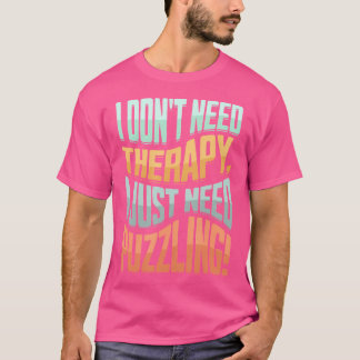 Camiseta Quebra-cabeças Peça de Quebra-cabeças Peças Resolv
