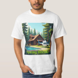 Camiseta Quebra da primavera na floresta