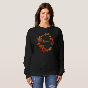 Camiseta Quebra de Aquarela Autumn Pumpkin Sai Floral