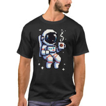 Quebra de Café com Astronauta Pixel - Espaço CJava