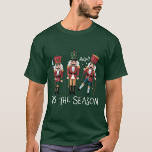 Camiseta Quebra-Nozes Natal É a Temporada Grupo Natal 