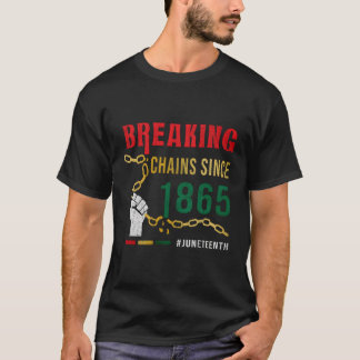 Camiseta Quebrando Cadeias Desde 1865 Junúltimo