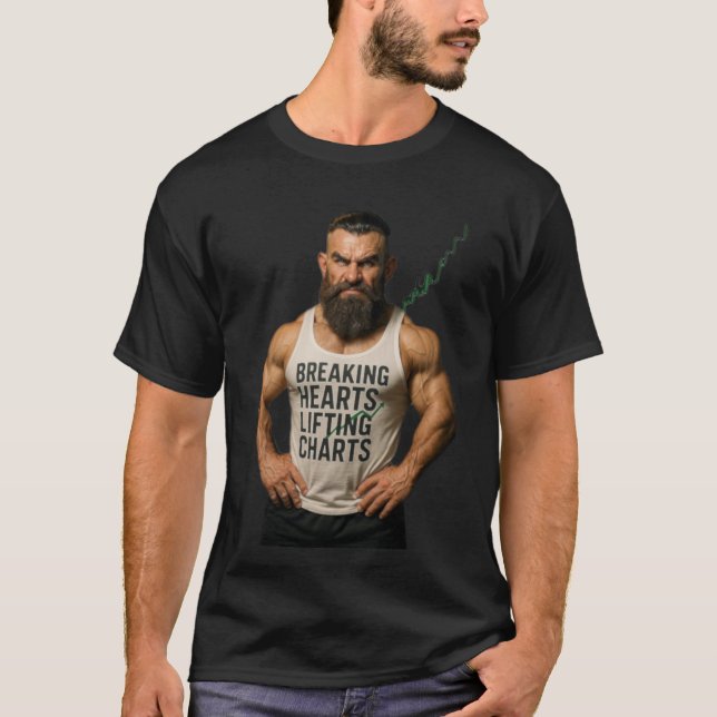 Camiseta Quebrando Corações Elevando Gráficos (Frente)
