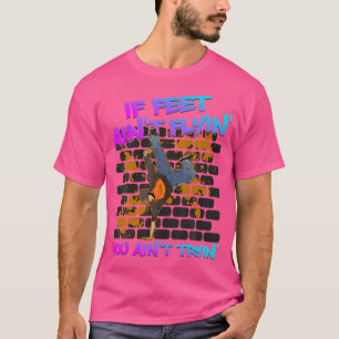 Camiseta Quebrando Dança De Salto Da Dança De Bip-Boy Bre