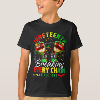 Camiseta Quebrando Todas As Correntes Desde 1865 Mulheres H