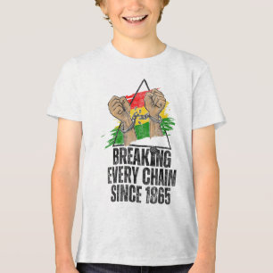 Camiseta Quebrando Todas As Correntes Desde 1865 Mulheres H