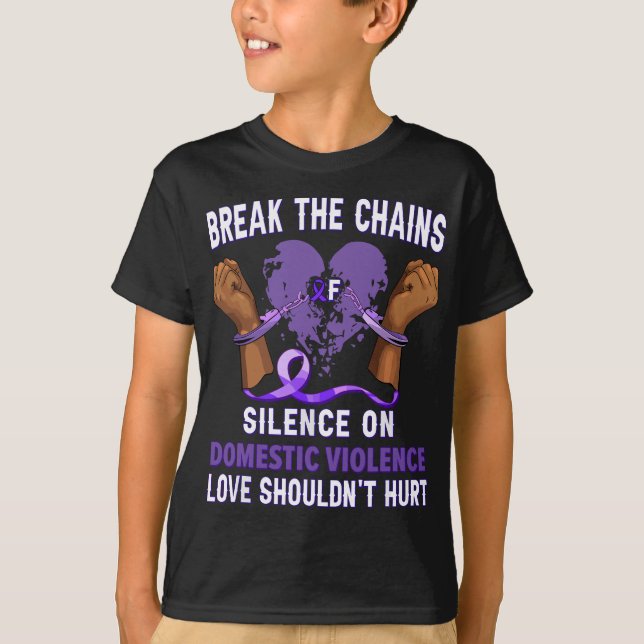 Camiseta Quebre as Cadeias do Silêncio sobre a Violência Do (Frente)