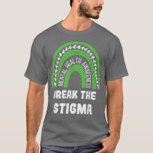 Camiseta Quebre O Estigma Como Consciência Da Saúde Mental
