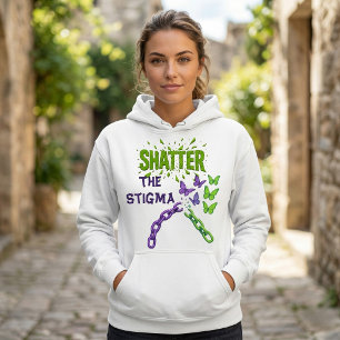 Camiseta Quebre o Estigma Correntes Quebradas Saúde Mental