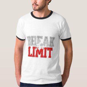 Camiseta Quebre o limite do ginásio motivacional