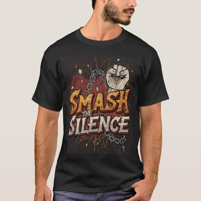 Camiseta quebre o silêncio (Frente)
