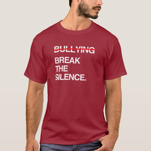CAMISETA QUEBRE O SILÊNCIO SOBRE O BULLYING (Frente)