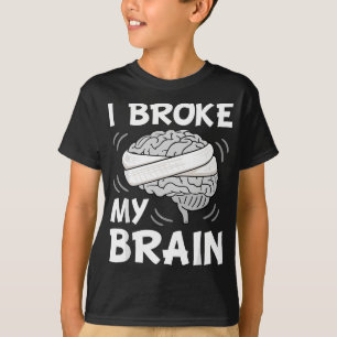 Camiseta Quebrei Minha Cirurgia Cerebral Lesão Na Cabeça Da