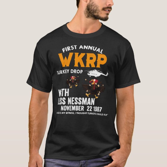 Camiseta Queda anual de Turquia no WKRP    (Frente)