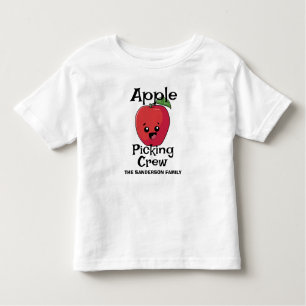 Camiseta Queda Autumn Correspondente à Família Apple Pictin