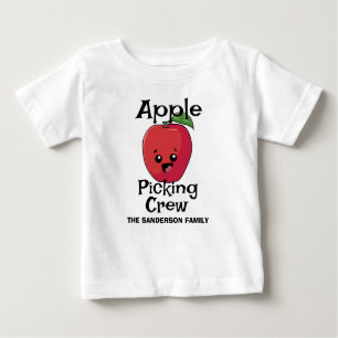 Camiseta Queda Autumn Correspondente à Família Apple Pictin