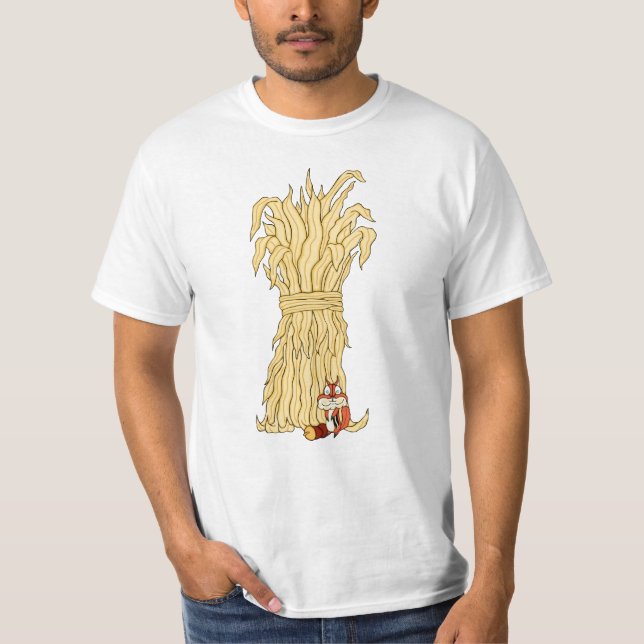 Camiseta Queda Chipmunk E Haystack (Frente)