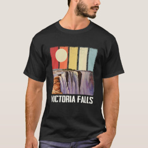 Camiseta Queda d'água África Victoria Falls Souvenir Zimbáb