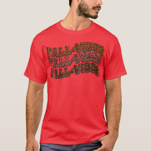 Camiseta Queda de frascos de abóbora picada picante floral