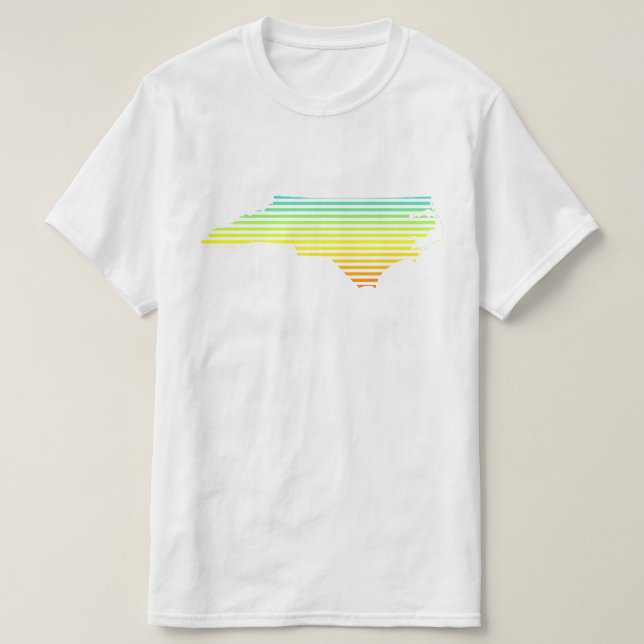Camiseta queda de frio na Carolina do Norte (Frente do Design)