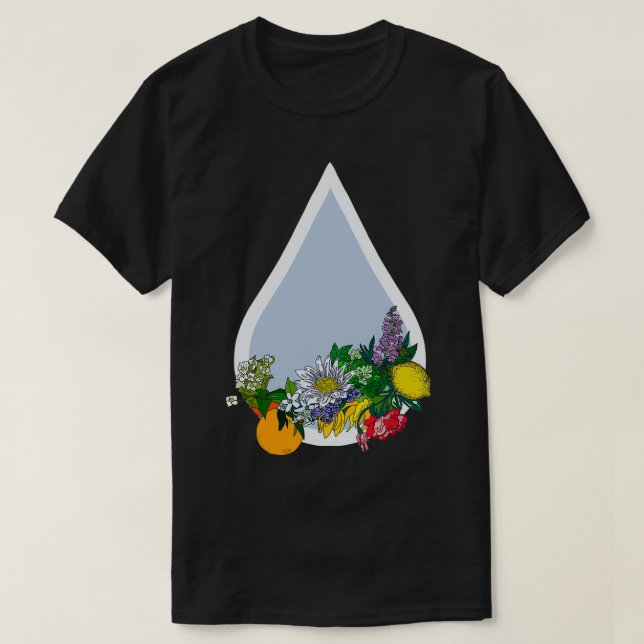Camiseta queda de óleos doTERRA (Frente do Design)