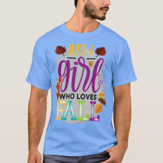 Camiseta Queda de outono Deixar Fora do Fim é Minha Cor Fav