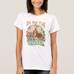 Camiseta Queda de todas as panelas de flores da vinheta