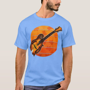 Camiseta Queda do Mandolim Mandolinista Outono Musi