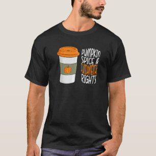 Camiseta Queda Do Pumpkin Spice E Direitos Fundamentais