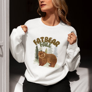 Camiseta Queda Do Urso Gordo, Pinheiros Árvores De Pinheiro