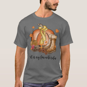 Camiseta Queda É Minha Cor Favorita, Estação de outono, Que