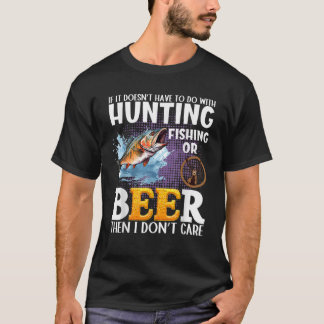 Camiseta Queda engraçada ou robalo-primavera pescador alce 