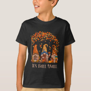 Camiseta Queda Feliz de Todos Os Gnomos do outono