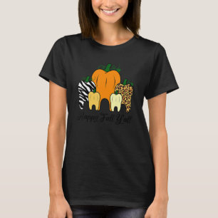 Camiseta Queda Feliz, vocês todos abanam os dentes Leopardo